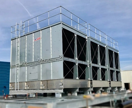 马利横流方型冷却塔SC-300L电机/风机/减速器/填料大更换！